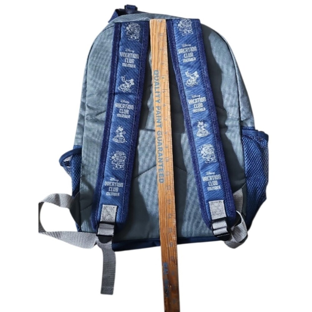 Disney Vacation Club Member Mickey Backpack Blue Gray DVC Travel Park Daypack - Picture 14 of 16
